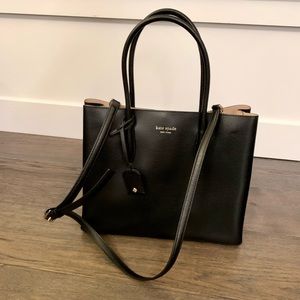 Kate Spade Eva medium satchel, black/warm